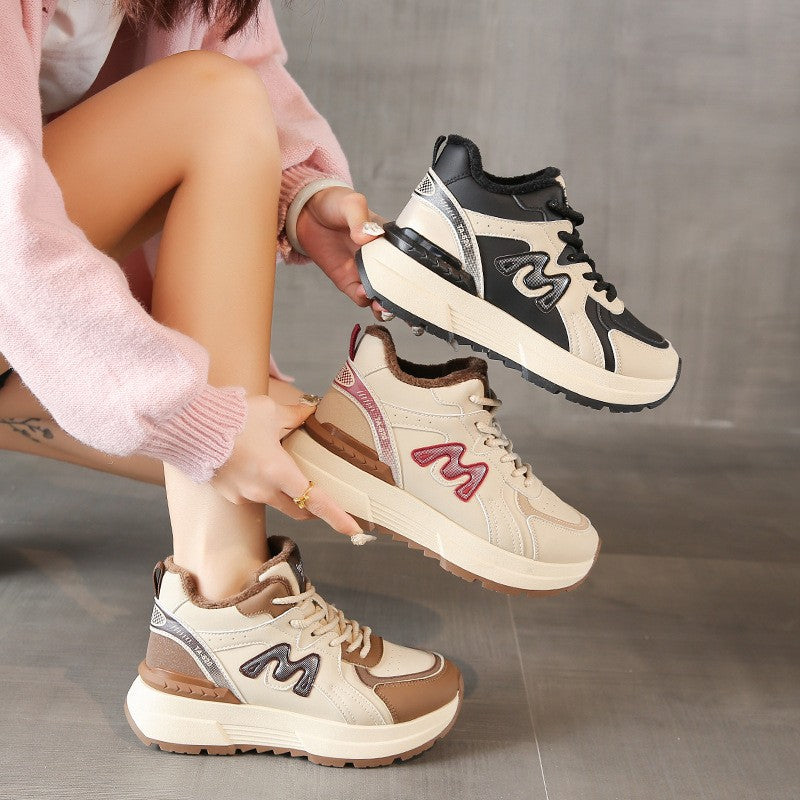 Damen Winterliche Sneaker mit kuscheligem Innenfutter und rutschfester Sohle R&B