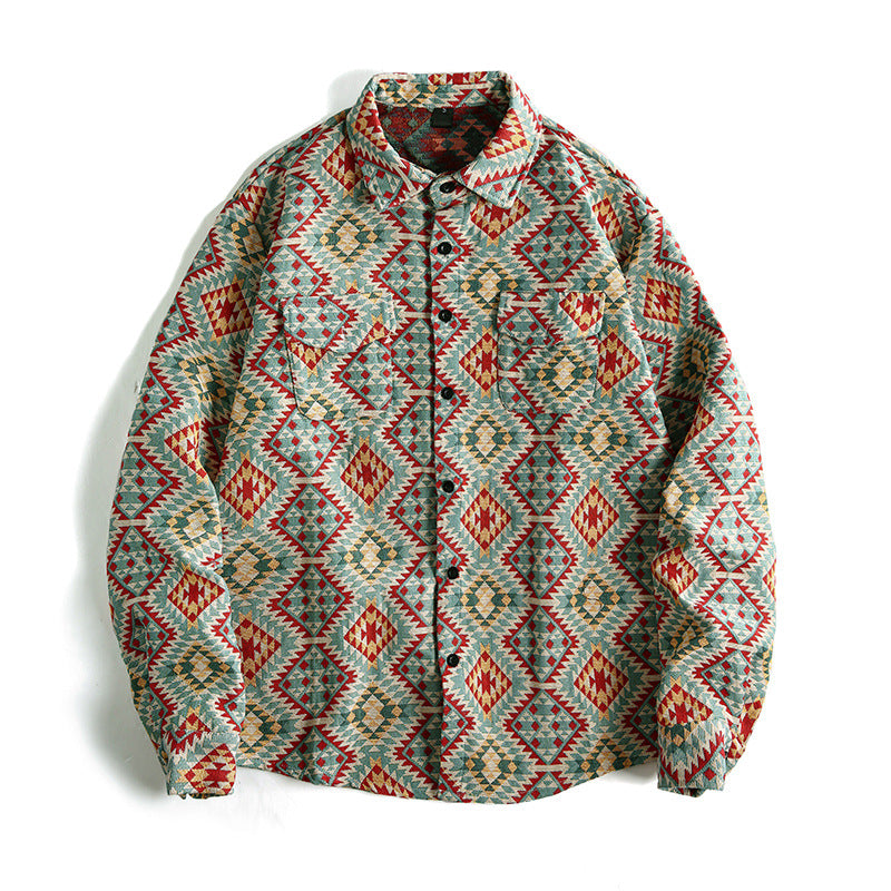 Damen Karierter Freizeit-Hemdjacke R&B