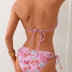 Damen Triangle Bikiniset mit floralem Design R&B