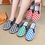 Damen Slip-On Sneaker mit Karomuster R&B