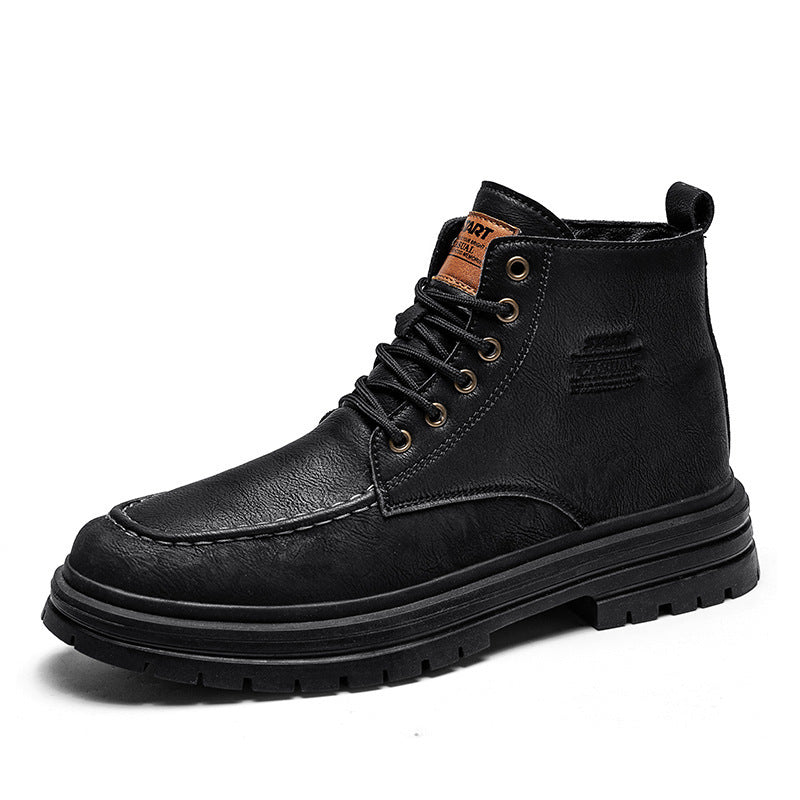 Damen Hochwertige und strapazierfähige Schnürboots aus Kunstleder R&B