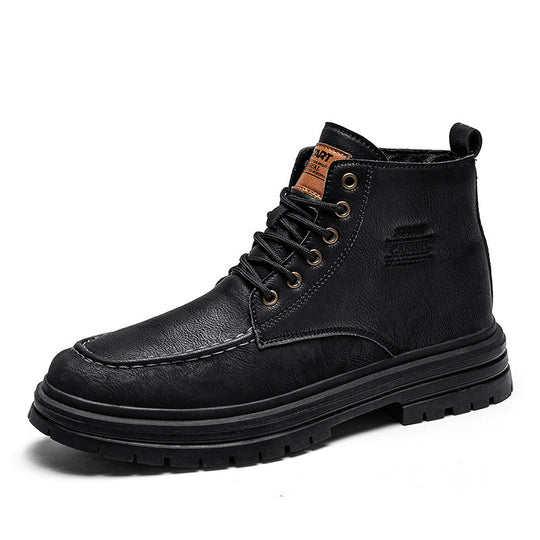 Damen Hochwertige und strapazierfähige Schnürboots aus Kunstleder R&B