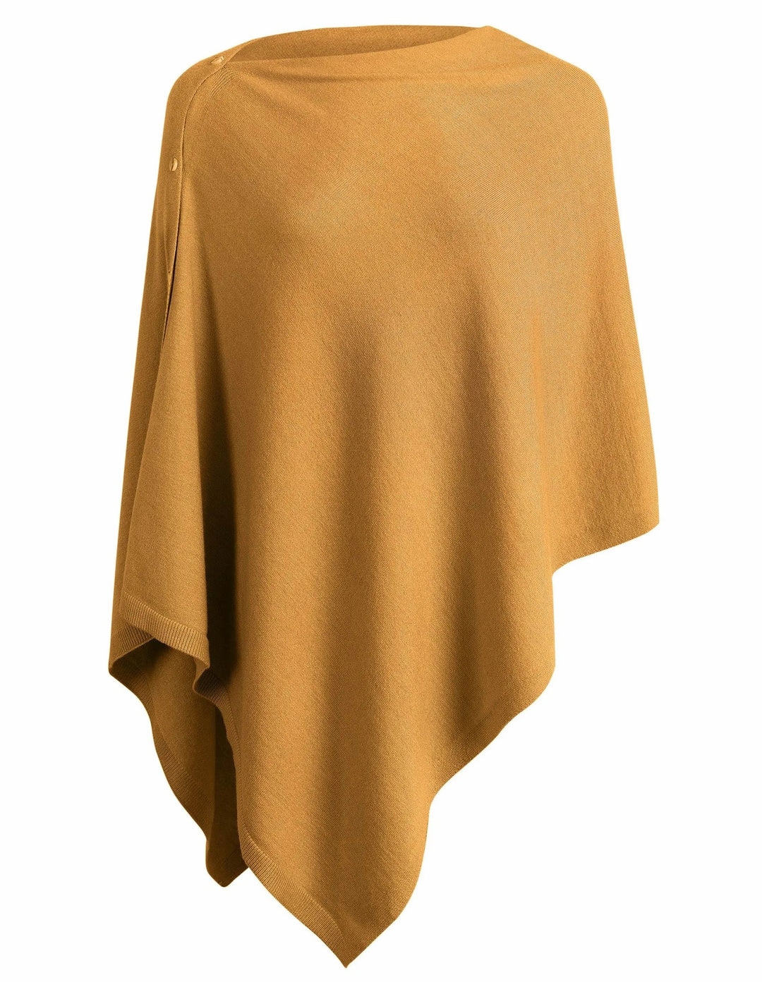 Damen vielseitiger Poncho aus hochwertiger Materialmischung R&B