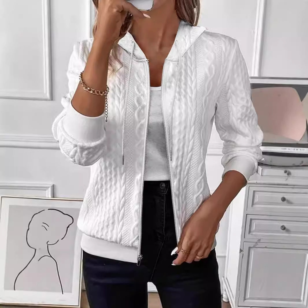 Damen Strickjacke mit Kapuze R&B