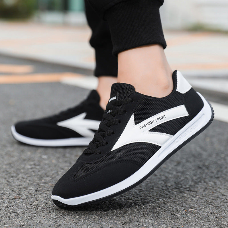 Damen Sportliche Sneakers mit atmungsaktiven Mesh-Einsätzen und dämpfender Sohle R&B