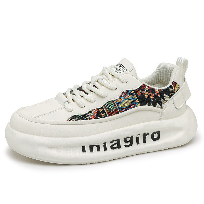 Damen Modische Sport Sneakers mit buntem Designdruck R&B