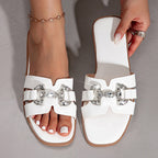 Damen Strapazierfähige Slipper mit Glitzer-Details R&B