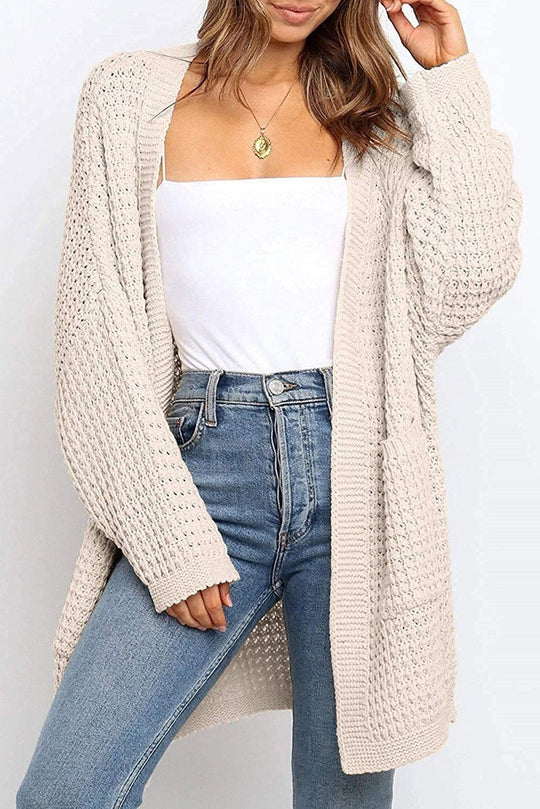 Damen lässiger Strickcardigan R&B