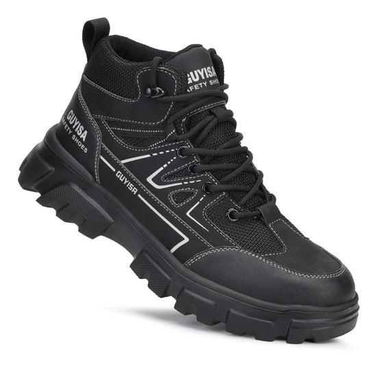 Herren Sicherheitswanderschuhe mit rutschfester Sohle und verstärktem Knöchel R&B