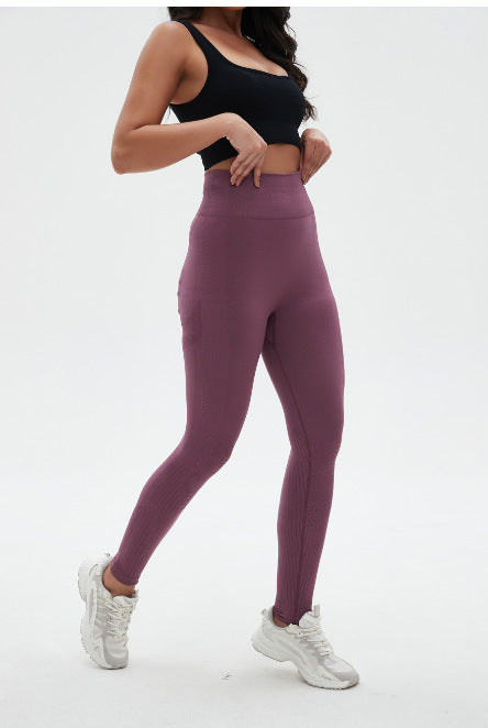 Damen Sportleggins mit hohem Bund und atmungsaktivem Material R&B