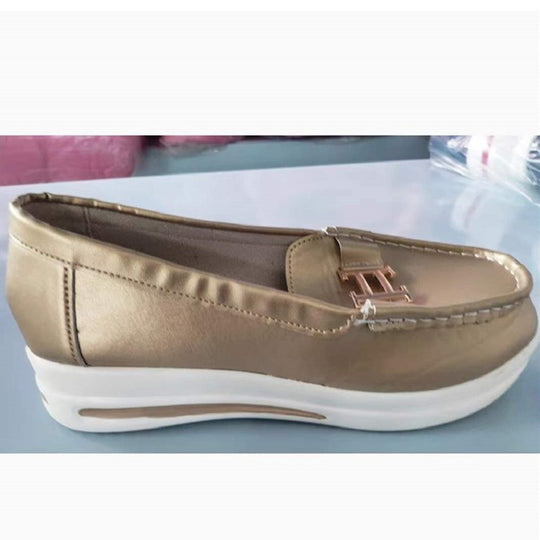 Damen modische Mokassins mit sportlichem Look und gepolsterter Sohle R&B