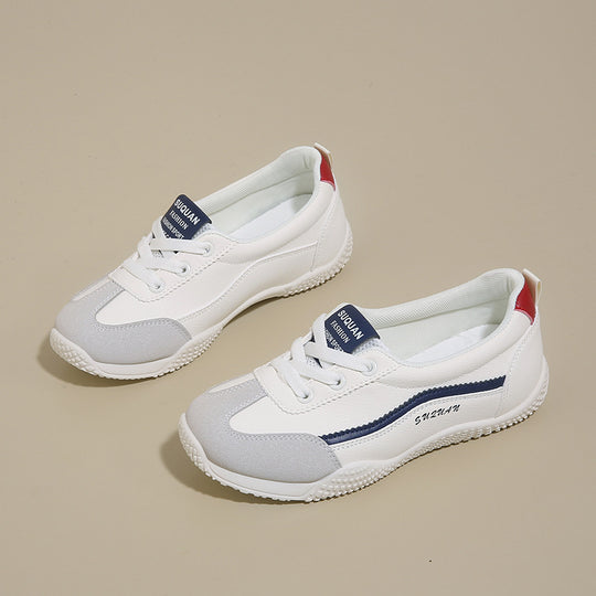 Damen sportliche Sneakers mit atmungsaktivem Obermaterial und flexiblem Sohlenprofil R&B