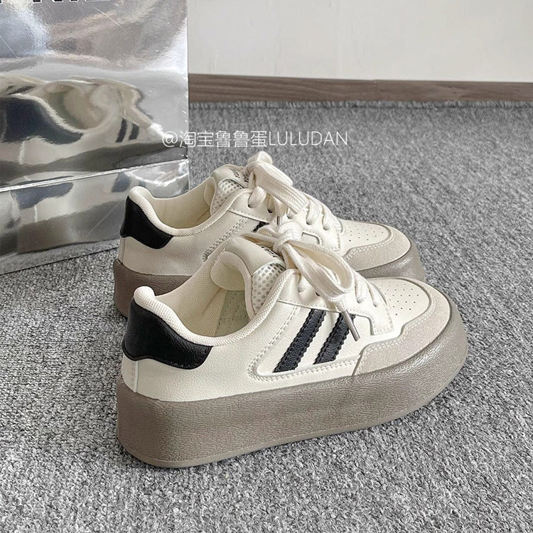 Damen Bequeme Sneakers mit verstärkter Sohle und stilvollem Design