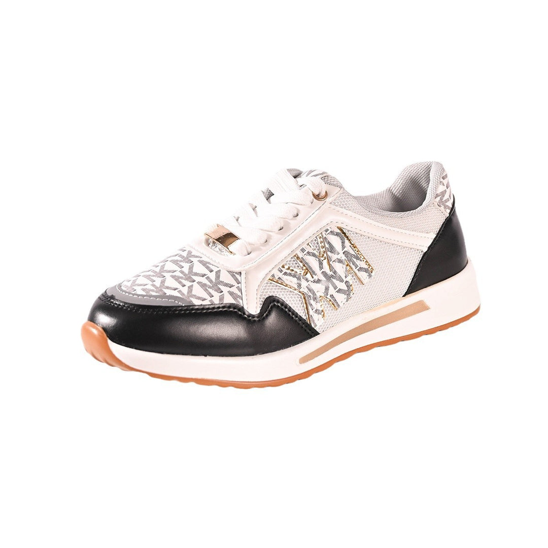 Damen Modische Sneakers mit atmungsaktiver Mesh-Oberfläche und trendigen Designelementen R&B