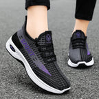 Damen Freizeitliche Sport-Sneaker mit atmungsaktivem Mesh-Obermaterial und flexibler Sohle R&B