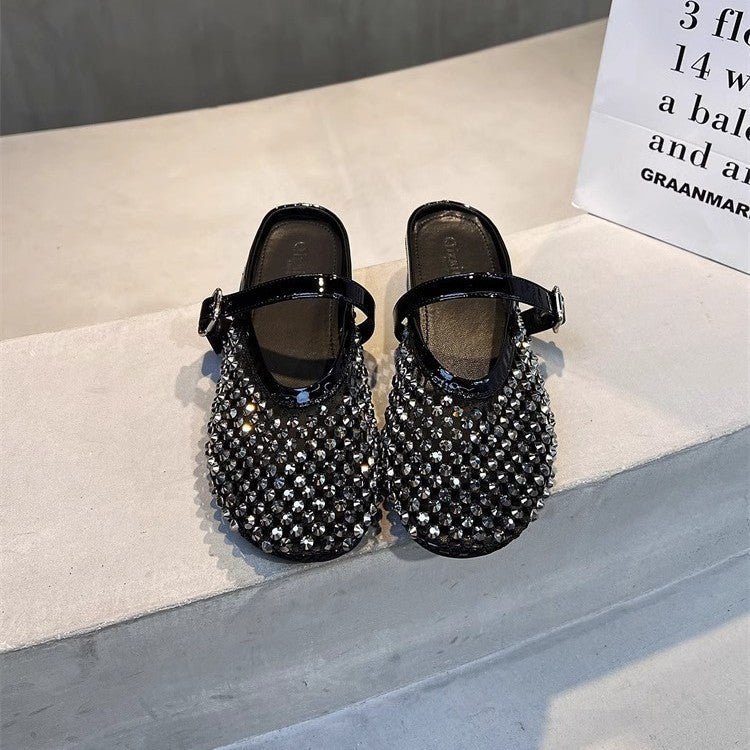 Damen Glamouröse Clogs mit Strassverzierungen R&B