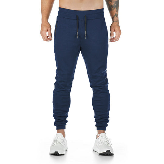 Herren Sportliche Jogginghose mit praktischen Reißverschlusstaschen R&B