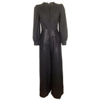 Damen elegante Overall mit funkelnden Pailletten und langem Schnitt R&B