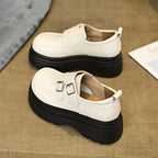 Damen Komfortable Plateauclogs mit verstellbarem Doppelschnallenverschluss R&B