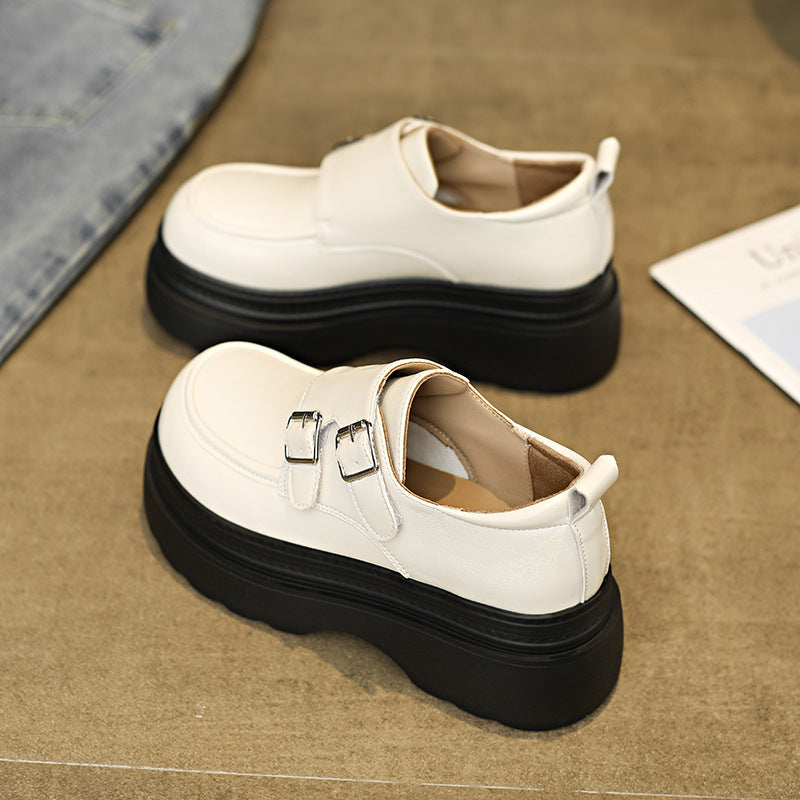 Damen Komfortable Plateauclogs mit verstellbarem Doppelschnallenverschluss R&B
