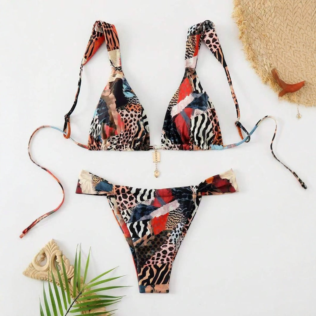 Damen Bunte Badeanzug R&B