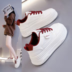 Damen modische Sneaker mit eleganter Plateausohle und atmungsaktiver Struktur R&B