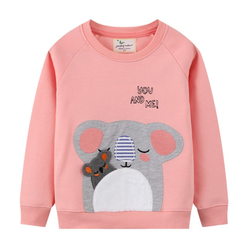 Mädchen Sweatshirt mit niedlichem Koala-Motiv R&B