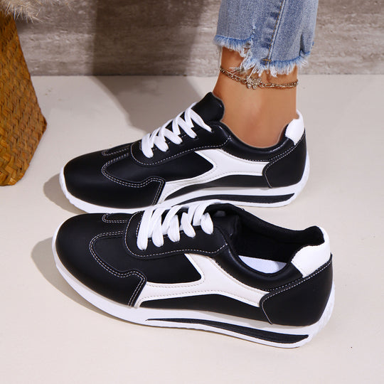 Damen Sportliche Sneakers mit modischem Kontrastdesign R&B
