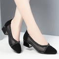Damen Elegante Ballerinas mit transparentem Mesh-Einsatz und funkelndem Strassdetail