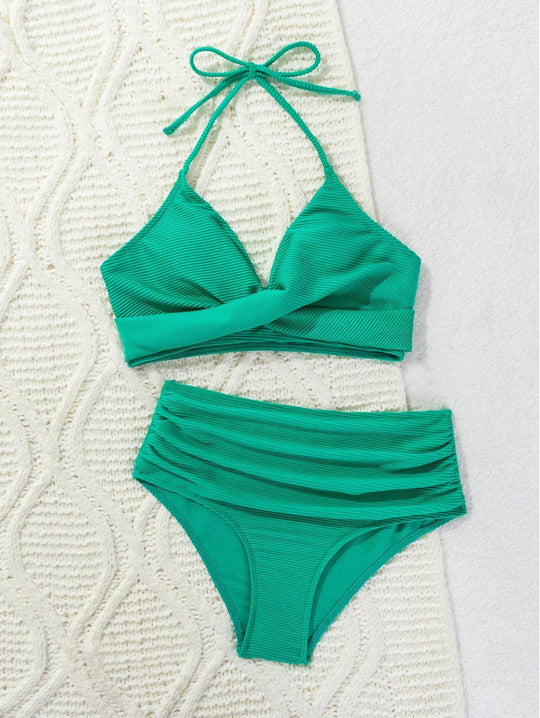 Damen Hochtailliertes Bikini-Set R&B