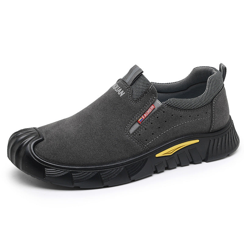 Damen Slipper aus hochwertigem Wildleder mit rutschfester Sohle und elastischem Einstieg R&B