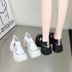 Damen modische Clogs mit auffälligem Absatz und Schmuckdetails R&B