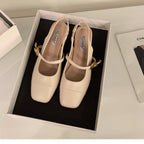 Damen Slingback Ballerinas mit elegantem Riemenverschluss und modischem Design EB
