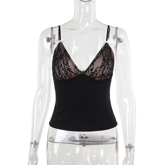 Damen Spitzen-Cami-Top R&B