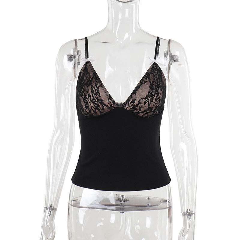 Damen Spitzen-Cami-Top R&B