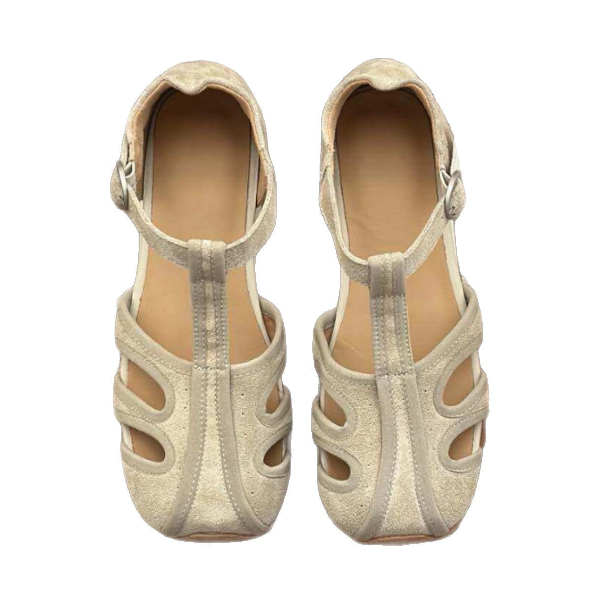 Damen Komfortable Riemchen-Sandalen mit atmungsaktivem Obermaterial R&B