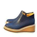 Damen Wedge-Stiefeletten mit hochwertiger Lederspitze und rutschfester Sohle R&B