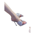 Damen Mules mit elegantem Rüschendesign und raffinierten Details R&B