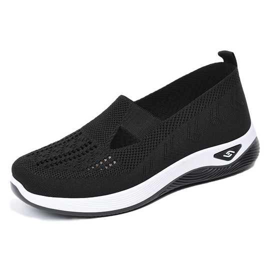 Damen Atmungsaktive Slip-On Sneakers mit elastischem Design R&B