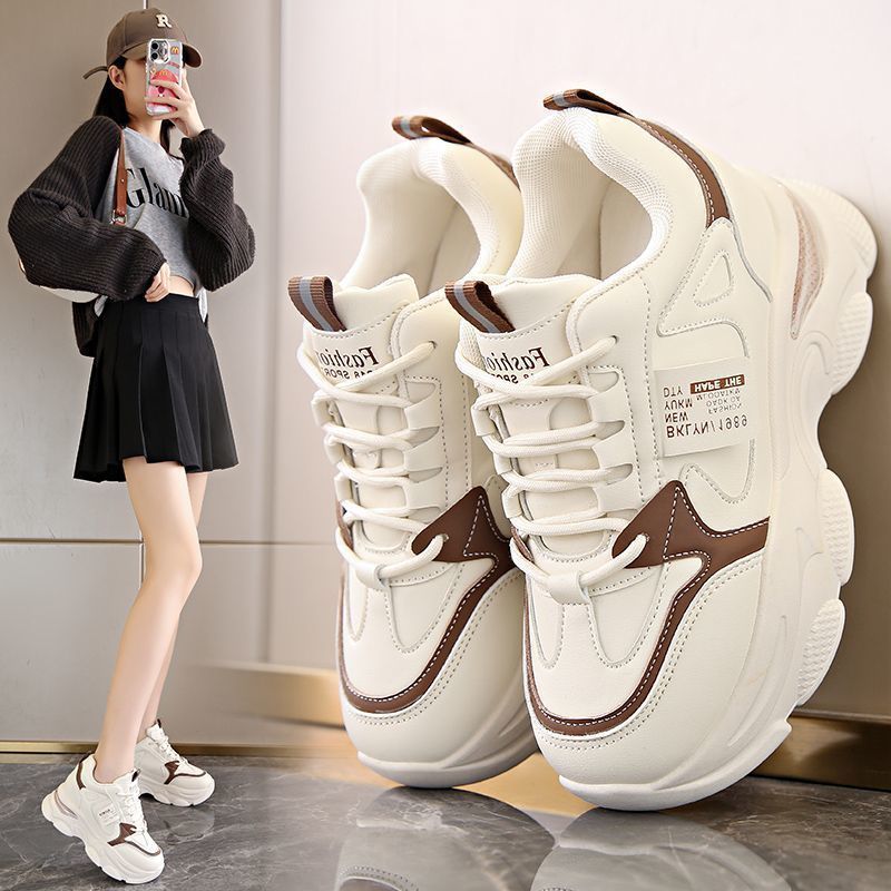 Damen Sportliche Chunky Sneakers mit atmungsaktiver Mesh-Oberfläche und dämpfender Sohle