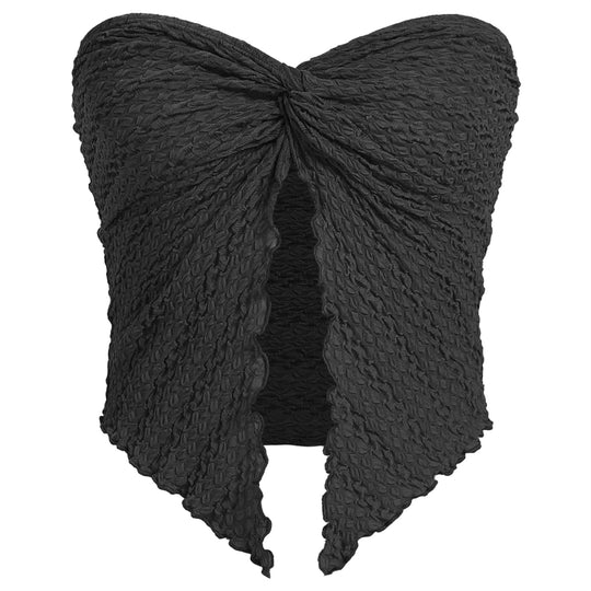 Damen ärmelloses Top mit elegantem Wickeldesign R&B