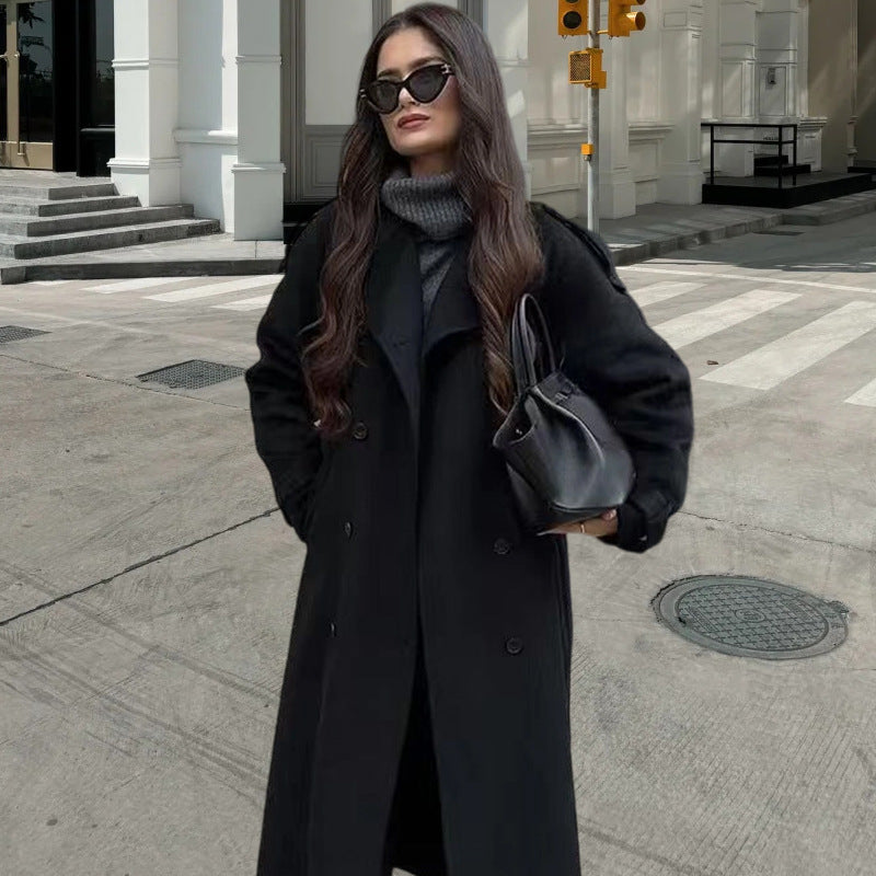 Damen eleganter Trenchcoat R&B