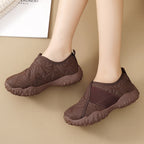 Damen Bequeme Slip-On Sneakers mit rutschfester Sohle und atmungsaktivem Obermaterial R&B