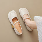 Damen Ballerinas mit verstellbarem Riemchen und modischem Akzent