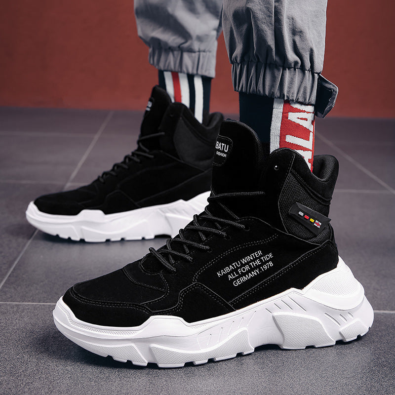 Damen High-Top Sneaker mit funktionalem Design R&B
