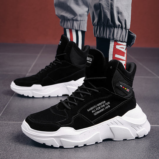Damen High-Top Sneaker mit funktionalem Design R&B