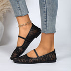 Damen elegante und atmungsaktive Ballerinas R&B