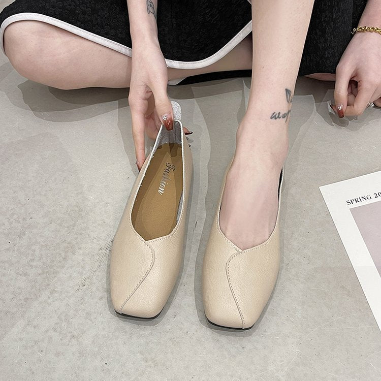 Damen Ballerinas mit spitzer Kappe und komfortablem Fußbett R&B