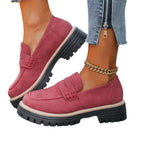 Damen Slipper im eleganten Mokassin-Stil mit rutschfester Profilsohle R&B
