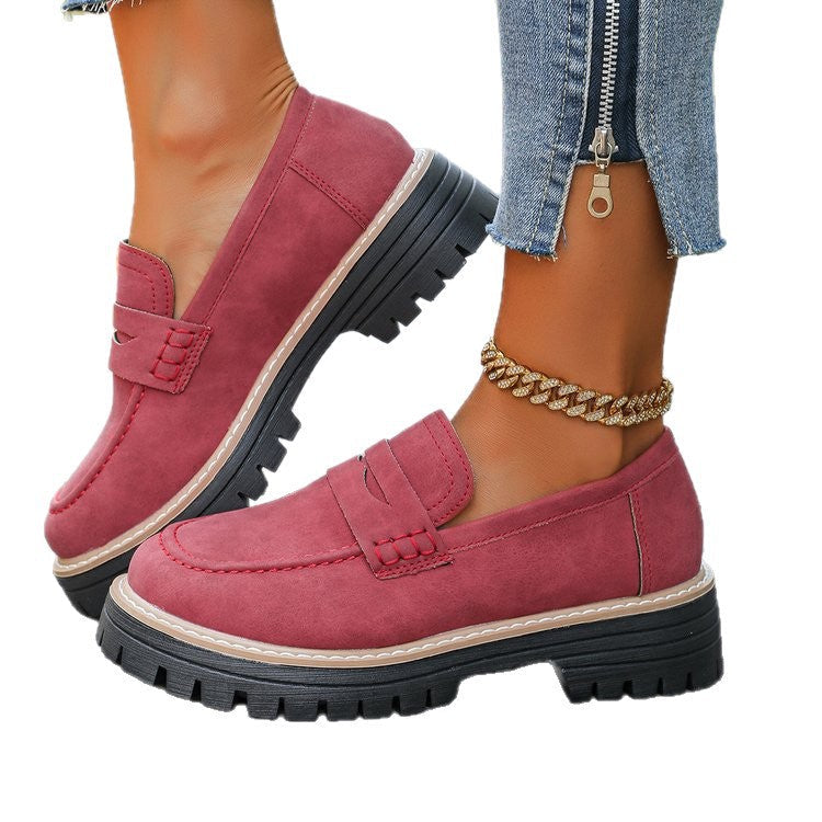 Damen Slipper im eleganten Mokassin-Stil mit rutschfester Profilsohle R&B